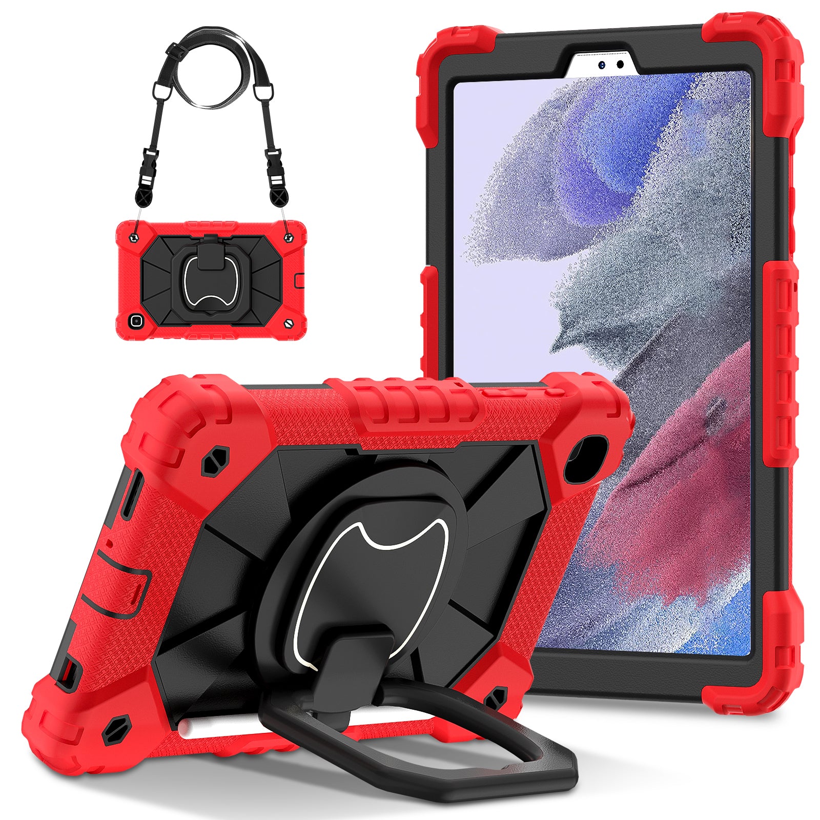 C3 Rugged Case for Samsung Galaxy Tab A7 Lite 8.7-inch T220 / T225 Kickstand Cover with Shoulder Strap C3 Rugged Case for Samsung Galaxy Tab A7 Lite 8.7-inch T220 / T225 Kickstand Cover with Shoulder Strap